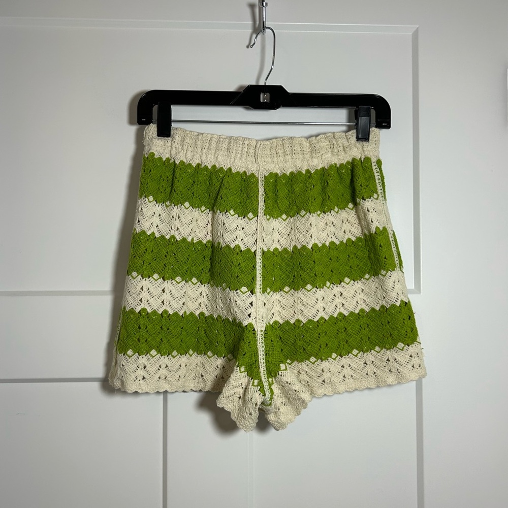 Crochet boho vacation set - crop top + shorts - Picture 7 of 14